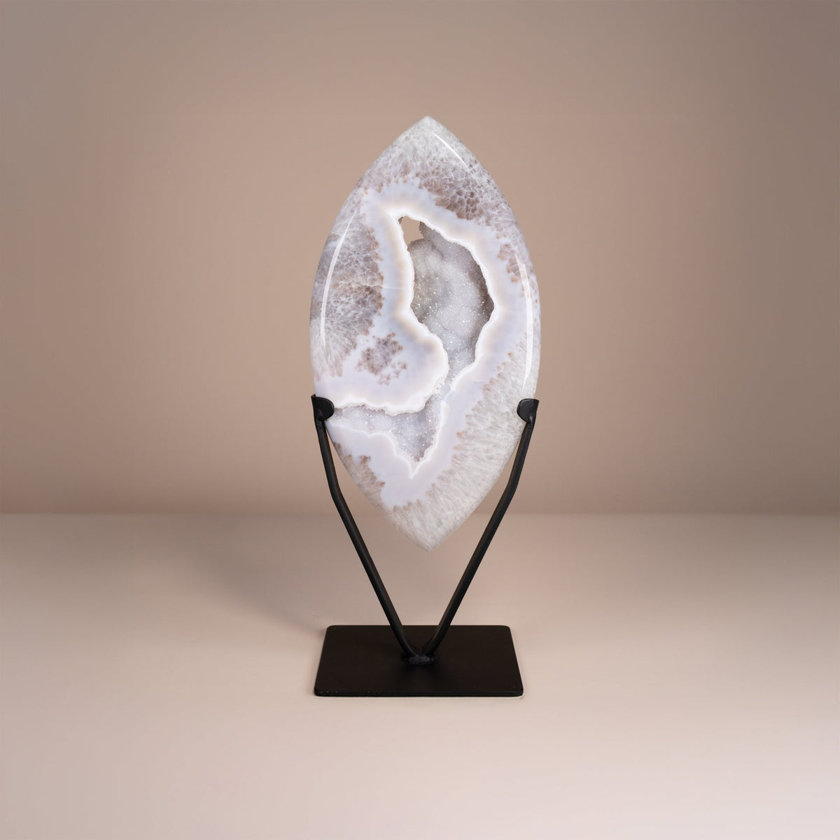 Achat Druse auf Metallständer - Epomina