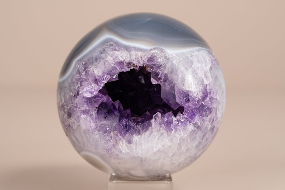 Amethyst Achat Kugel - Epomina