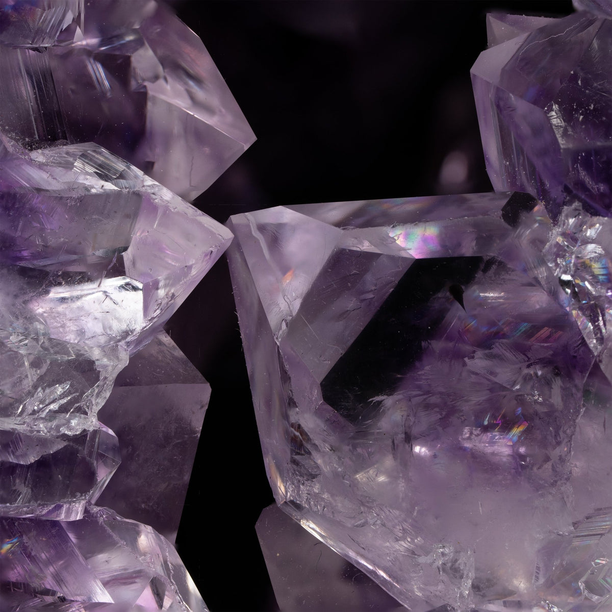 Amethyst Druse mit natürlicher Kristallöffnung - Epomina