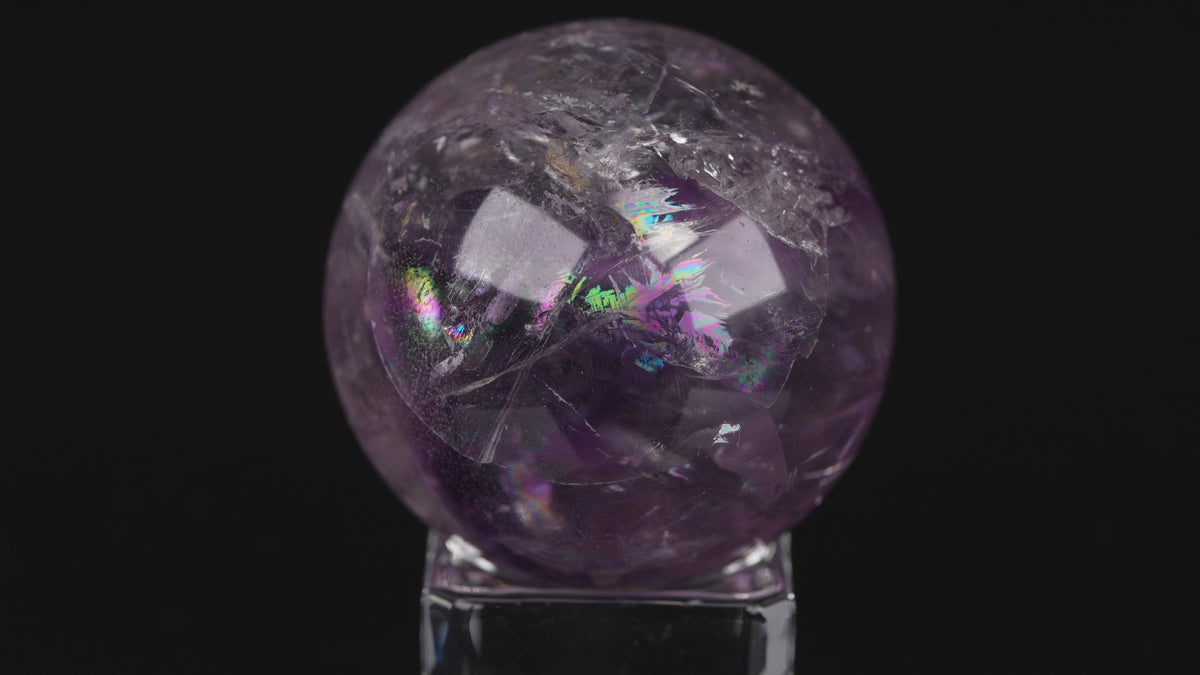 Amethyst Agate Ball