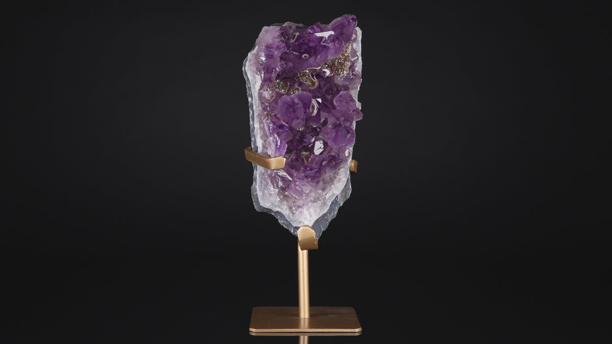 Amethyst geode with exceptional inclusions