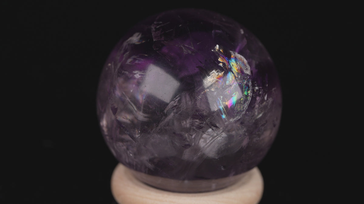 Amethyst Agate Ball