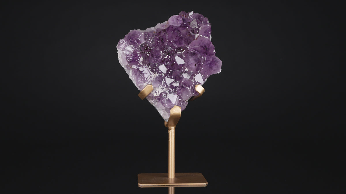 Amethyst mit Sugar auf Stand