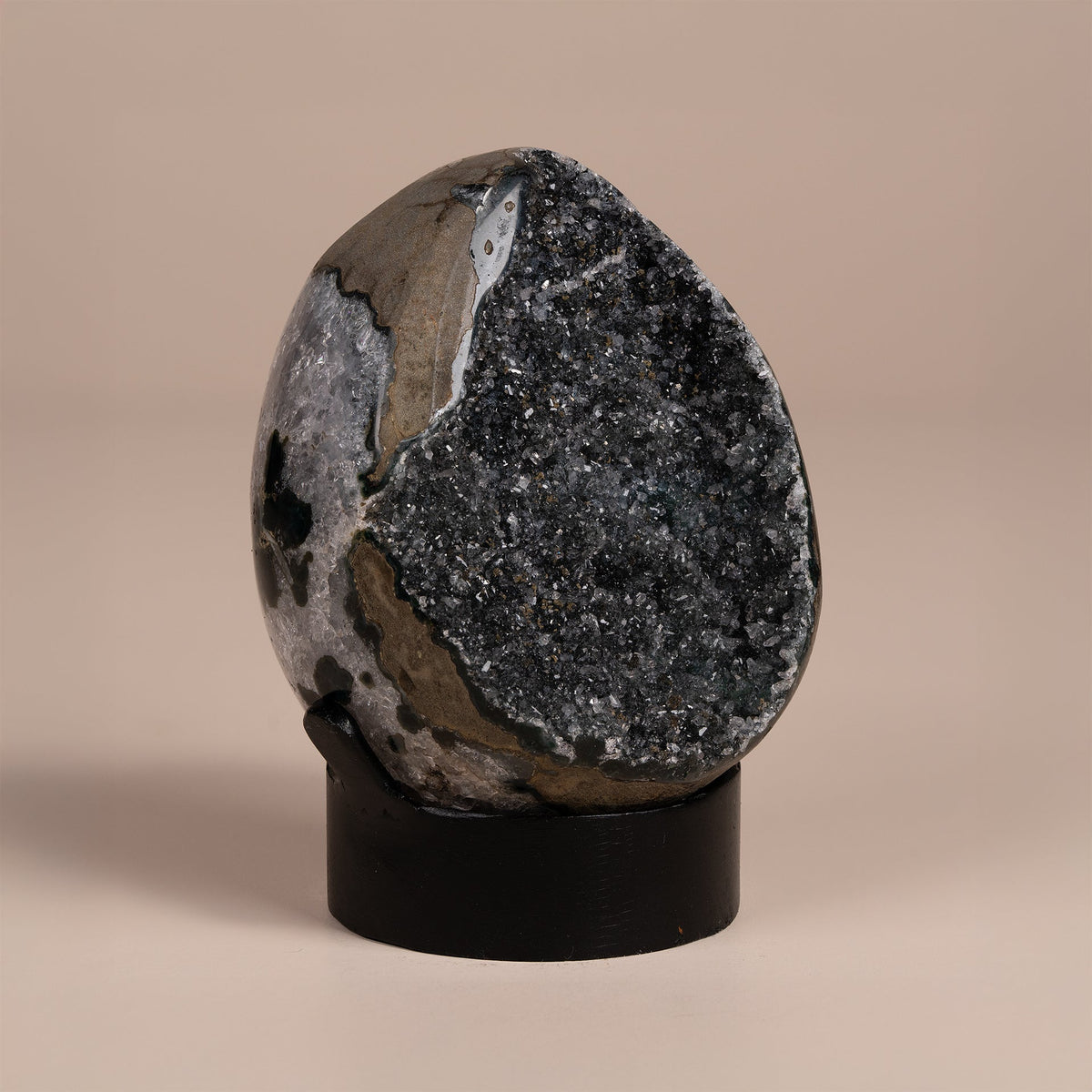 Quarz Druse - ,,Schwarzer Amethyst'' - Epomina